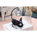 Miniatyrbilde 3 av 4: Dekorativ bordlampe, søt svart katt nattlys harpiks håndverk bordlampe rom skrivebord dekorative gaver (2 stk)