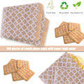Miniatyrbillede 2 af 5: Firkløver - 100 brune bundkraftpapirposer, slikposer, DIY kraftpapirposer, kraftposer, gaveposer af papir til kager, brød, sandwi