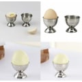 Miniatyrbilde 4 av 5: 4 stk, rustfritt stål eggbrett, eggbrett, eggkopp, ande eggkopp, eggkopp, frokost, kjøkkenutstyr for