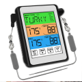 Miniatyrbillede 1 af 5: Digitalt grilltermometer med 2 sonder - Køkkentermometer med LCD-display