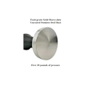 Miniatyrbillede 5 af 5: Kaffe Tamper 51mm, Espresso Kaffe Pressning Værktøj, BetterLife Rustfrit Stål Flad Kaffe Pulver Hammer (Sort)