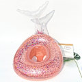 Miniatyrbillede 3 af 4: Ny Glitter Havfrue Hale Svømmering (Glitter Havfrue Hale Sæde Ring (1-5 År))