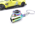 Miniatyrbilde 1 av 3: Bil Turbo Turbolader Turbine Nøkkelring Nøkkelkjede Ring Nøkkelring Nøkkelbrikke Gave (Fargerik Elektroplettering)