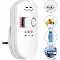 Miniatyrbillede 2 af 5: Gasdetektor 85 db bygas naturgas LPG PROPANE GPL GAS ALARMER ENCHABLE Gasalarm med blinkende lysalarm og digitalt display til huset, th