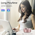 Miniatyrbillede 2 af 4: Smart Touch Bluetooth-højttaler A8 (3. generation) Premium Rose Gold Mini-højttaler med bærbar vandtæt etui, julegave