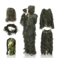 Pikkukuva 1 / 3: Ghillie-puku, 3D-naamiointi metsästysvaatteet naamiointikumilla