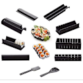 Miniatyrbilde 2 av 4: Sushi Maker Kit 10 stk, DIY Sushi Making Kit Roll Sushi Maker Risrullform med Bambus Sushi Roller Matte, Hjemme Sushi Verktøysett for Nybegynnere Enkelt Su