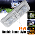 Miniatyrbilde 3 av 3: LED RV Taklampe, Justerbare RV Taklamper, 800LM 96LED Lys med Bryter 12V DC Innvendig Belysning med På-Bryter for Bobil, Båt, Caravan