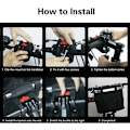 Miniatyrbillede 5 af 5: Cykkelkurven er aftagelig, sammenklappelig, justerbar, hurtigudløselig og nem at installere
