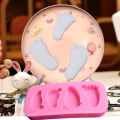 Miniatyrbilde 4 av 4: 2 stk. silikon fondantkakeformer