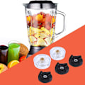 Miniatyrbillede 3 af 5: Dele til 2 Base Gear 3 Blade Gears Reservedele til Magic Bullet 250W Juicer Mixer Metal Material Sort Kompatibel til Hjemmekøkken Nem at bruge og rengøre