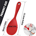 Miniatyrbillede 2 af 5: 2 stk. silikone risske, non-stick risske, silikoneske ske ske ske til riskoger, kartoffelmos