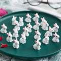 Miniatyrbilde 1 av 5: Pakke med 20 mini kanin bulk kanin bomull miniatyrfigurer harpiks søte dyr mini kanin mini kanin husholdning