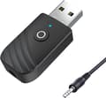 Bluetooth USB-adapter, 5.0 trådløs USB 3-i-1-sender og -modtager, med 3,5 mm jackstik Bluetooth Aux-bilradio-sender, der fungerer til bil/tv/pc/lyd