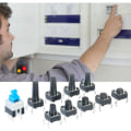 Miniatyrbillede 5 af 5: 180PCS Tact Switch Pakke Nøglekontakt 10 specifikationer i æske