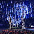 Miniatyrbild 1 av 2: Julbelysning Utomhus Snöträd LED-lampor 30cm 8 Rör, Luces de Navidad para Exterior, Meteorregn Fallande Regn Droppande Stjärnfall Ljus för