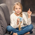 Pikkukuva 3 / 4: Magic Beans -opettavaiset lelut - Magic Beans 3X3 pyörivät sormen kuutiot - Kädessä pidettävä pyörittäjä rentouttava kuutio lelu aistihavaintolelu lapsille, syntymäpäivä, pääsiäiskori