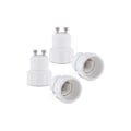 Pikkukuva 5 / 5: 4x2,8cm 4kpl adapteri - muunnin GU10-kannasta E14-kantaan - bajonetti lamppukannan adapteri halogeeni- ja LED-lampuille