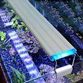 Miniatyrbilde 5 av 5: LED-akvarielys 58cm/22.83in Akvarielys 5.12in Utvidbare Braketter Hvit Blå LED for Ferskvannsplanter Tanker, Modell: Hvit EU-plugg XXL