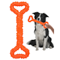 Miniatyrbillede 1 af 4: Uforgængeligt interaktivt hundelegetøj til mellemstore og store hunde, hvalpelegetøj til små hunde, hundelegetøj til tænder, kæledyrlegetøj