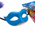 Miniatyrbilde 3 av 5: Sølvfarget The Good Life herre- eller damemaske i venetiansk stil, maske for øynene til fest, sort matt karneval Halloween