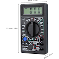 Miniatyrbild 4 av 5: Digital Multimeter, DT-830B Multifunktionell Portabel LCD Digital Multimeter, Amperemeter Volt Ohm Tester Voltmeter Ohmmeter Meter