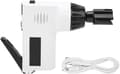 (Vit) 1 st trådlös elektrisk gitarrvinda universell gitarrborrmaskin instrumentvinda med inbyggt 800mAh uppladdningsbart batteri med USB-kabel
