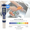 Miniatyrbillede 3 af 5: PHE Vandtester 5 i 1 Multifunktionel vandkvalitet af vand, TDS/EC/SALINITET/PH/Digital temperatur til drikkevand, swimmingpool, akvarium, a