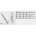 Miniatyrbilde 2 av 5: 304 rustfritt stål M4 turnbuckles (sett med 4)