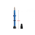 Miniatyrbillede 3 af 5: 60mm MTB Tubeless Ventil, 2 Stykker 60mm Tubeless Ventiler MTB Ventilstammer Cykelventiler til Cykeldæk, Blå
