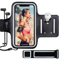 Miniatyrbilde 1 av 5: Sportsarmbånd, Universal Running Armband for iPhone 13/13 Pro/12/12 Pro/11/11 Pro/XR/X/8/7 Up to 6.1\" Justerbar forlengelsesrem Eco-Friendly Lycra