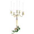 Miniatyrbillede 3 af 5: Guld Candelabra Lysestager-5 Arm Lysestager