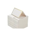 Miniatyrbilde 1 av 5: Pakke med 100 blanke bordkort for bryllup, bursdag, bankett, arrangementer, reservert sitteplass