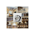 Miniatyrbild 3 av 3: Set med 4 mini inbyggda LED-spots, 3 W, neutralvitt ljus
