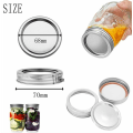 Miniatyrbilde 2 av 5: 9 stk Mason Jar Lids, Split Type Lids, Canning Lids, Jar Lids, Leak Proof Mason Jar Lids, for Most Mason Jar(70mm)