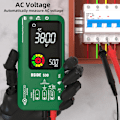 Miniatyrbillede 2 af 5: 4 i 1 digitalt multimeter, infrarødt termometer, elektrisk testpen, kredsløbsanalysator, detektor, 3,5 tommer LCD farveskærm, bærbart multimeter, True R