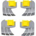 Pikkukuva 1 / 5: 4 kappaleen sarja Cyclone Centrifugal Cyclone R0714400 Cyclone allaspuhdistajalle Zodiac MX8 MX6 Elite Rwaccessoire Robot De Piscine -laitteelle