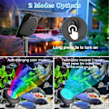 Miniatyrbild 5 av 5: Solcellslampor för damm 2 lägen Nedsänkbar lampa med färgbyte, IP68 Vattentät, Automatisk på/av, Utomhusbelysning för trädgård, Pool (2 i 1)