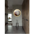 Miniatyrbilde 2 av 2: Månnevegglampe moderne luksus kreativ gang korridor vegglampe kunstlampe (månestil)