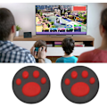 Miniatyrbild 2 av 5: 16 Switch Thumb Handle Covers (Multi color), Game Handle Covers Silicone Analog Rocker Covers Kawaii Game Handle Covers Replacement Thumb Handle Cov