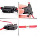 Pikkukuva 5 / 5: 8 kpl 12V sulakepidike vedenpitävä 14AWG 20A auto auton moottorin sulake terä