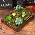 Miniatyrbild 2 av 5: 2 st konstgjord mossa falsk falsk grön mossa dekorativ falsk bulk mossa för blomväxt trädgård gräsmatta hantverksdekoration