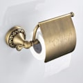 Miniatyrbillede 4 af 5: Antik toiletpapirholder, retro vægmonteret toiletpapir, messing toiletpapirholder til badeværelse og køkken