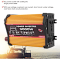Miniatyrbillede 3 af 5: 300W Bil Power Inverter, Dobbelt USB Bil Inverter Auto Power Converter Modificeret Sinusbølge Adapter Spændingsomformer