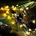 Miniatyrbilde 3 av 4: LED Juletrær Lysstreng Batteridrevet Fjernkontroll og Timer for Jul Vinter Bryllup Bursdagsfester DIY Peis Husdekorasjon (10 L