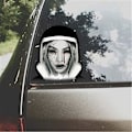 Pikkukuva 3 / 3: Halloween-auton tarra Irrotettava itseliimautuva seinätarra Kauhu Koriste Autolle tyyli kolme