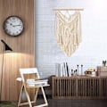 Miniatyrbild 4 av 5: Macrame väggbonad, heminredning Macrame väggbonad väv handvävda väggmattor inomhus utomhus dekoration bohemiskt bröllop vardagsrum sovrum (W