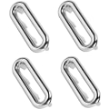 Miniatyrbild 1 av 5: Diskhoöverflödesring Överflödeshål Silver Kök Badrum Handfat Trim Överflödesavloppsskydd Överflödesring