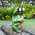 Miniatyrbillede 3 af 4: Havedekoration Frø Udendørs Solstatue