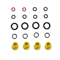 Miniatyrbilde 1 av 4: Kompatibel med Kärcher K2 K3 K4 K5 K6 K7 Høytrykkspakninger Tetningsringer O-ringer Tetningsringer 2.640-729.0（Sett med 20）